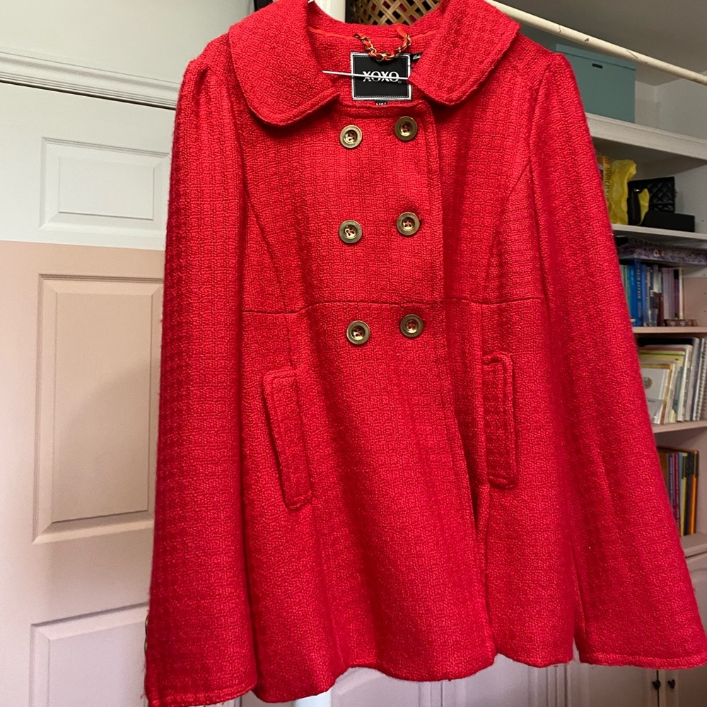 Red Pea Coat